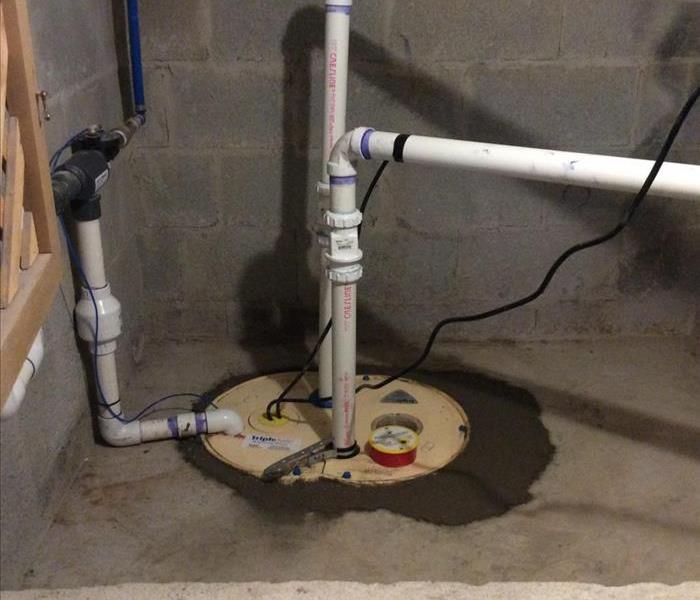 Sump Pump In Unfinished Basement 